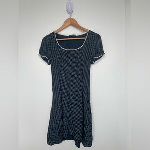 Brandy Melville Navy Polka Dot Dress